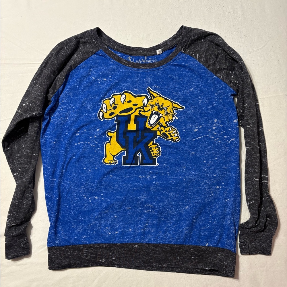 Pressbox University of Kentucky Wildcats long sleeve raglan T-shirt